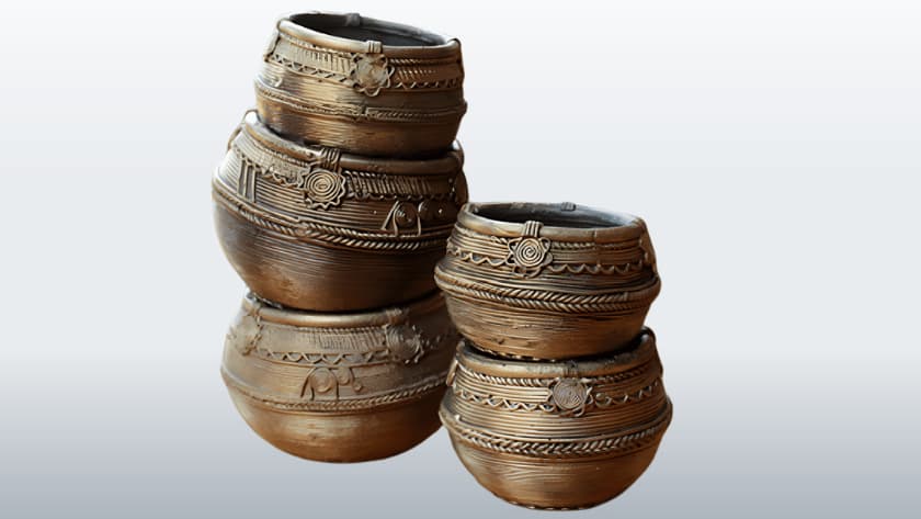 Dhokra bowls