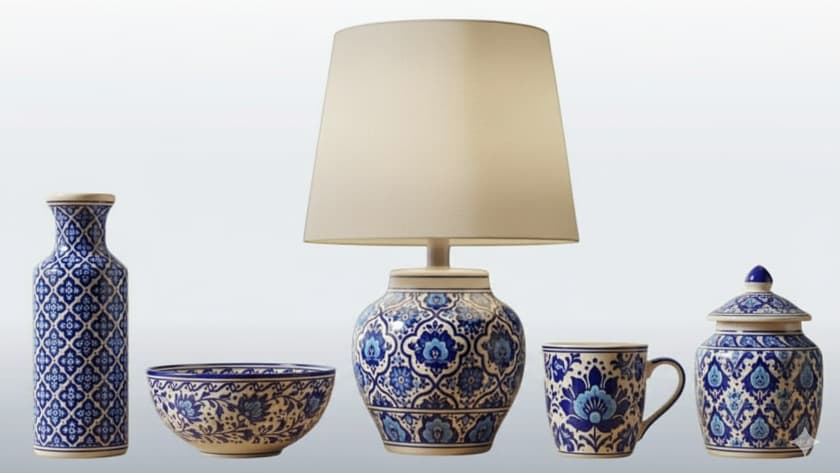 Jaipur blue potteries